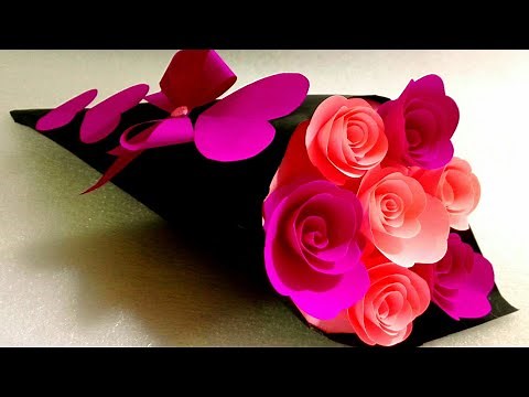 Nirmana | A4 niramana | birthday gift ideas | paper flower bouquet | කඩදාසි - kadadasi