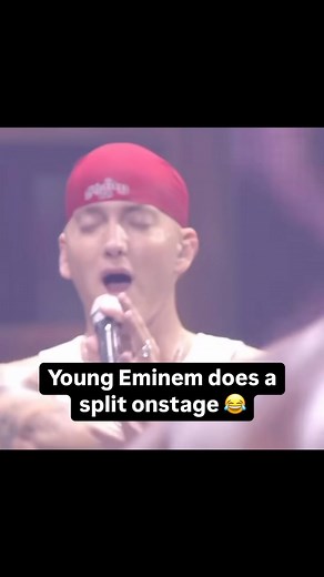 Most Iconic Concerts on Instagram: "During Eminem’s performance of “my band” with D12 he made sure to show off some interesting choreography skills. Who knew Eminem knew how to get down in a split. #eminem #d12 #rap #concert"