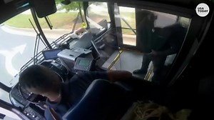 Terrifying video shows violent shootout on public bus