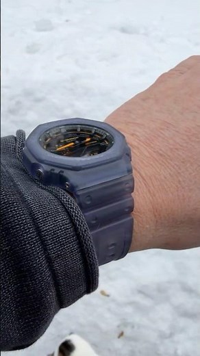 New G-SHOCK Smoke Light No 2 of 3: GA-2100K-2A 🔵🟠 #gshock #watchdavid #casio