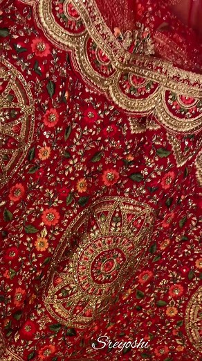 6.3K views · 272 reactions | Red Bride by Sharmin Dress Anzara jwelary Uzmah | Sreyoshi By Sharmin | Facebook