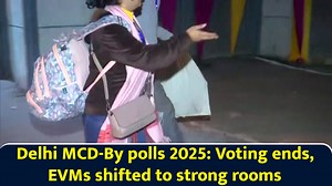 Delhi MCD-By polls 2025: Voting ends, EVMs shifted to strong rooms