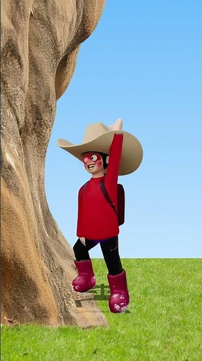 登ろうとする踏切ドール #Shorts