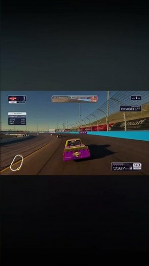 End of Stage One at Phoenix Championship race (Trucks)