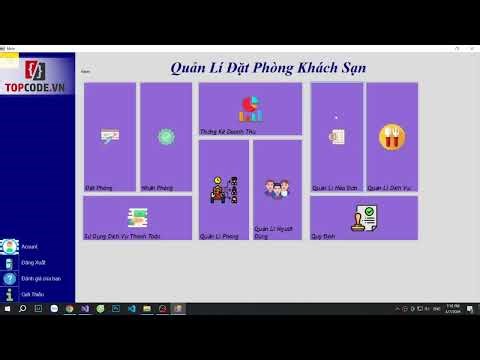 Mã code 51222 Ứng dụng quản lý khách sạn Mường Thanh C# WinForms, sử dụng SQL server