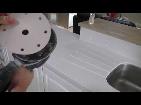 How To Re-sand A Corian Benchtop