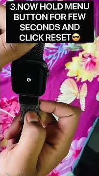 How To Factory Reset your Apple Watch Series 6,SE,5,4,3- Hard Reset || #txgamer #applewatch #iwatch