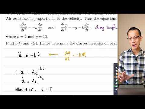 Resisted Projectile Motion (1 of 4: Understanding horizontal motion)