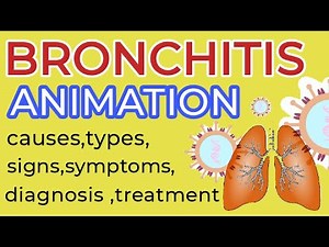 Bronchitis| bronchitis animation | bronchitis symptoms treatment | bronchitis cough sound | 3D