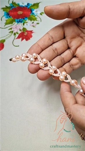 How to make a Pearl Beaded Bracelet | DIY Handmade Jewelry Idea 💖✨