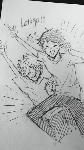 影山飛雄と日向翔陽のイラスト特集