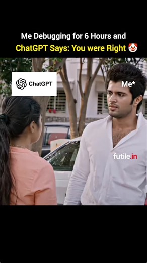 FUTILE | Avg vibe coder #engineeringlife #futilein #debugging #CodeErrors #DeveloperMemes | Instagram