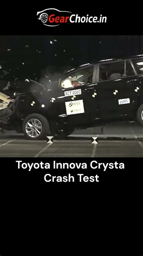 How Safe Is Toyota Innova Crysta? | Crash Test Short