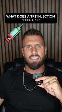 What does a TRT injection feel like?