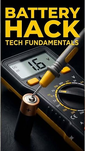 Stop Throwing Away Good Batteries! 🛑 Multimeter Hack ⚡