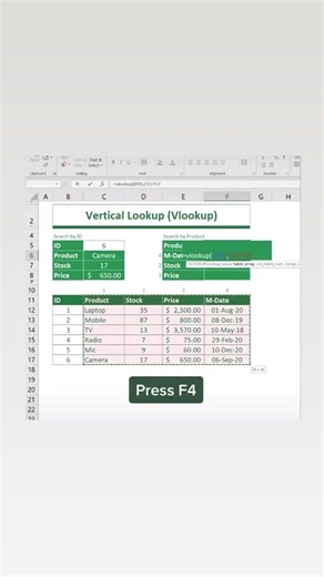 How to use Vlook up របៀបប្រើប្រាស់ Vlookup in #excel #study