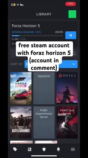 Free steam accounts