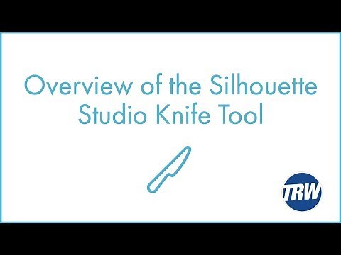 Overview of the Silhouette Studio Knife Tool
