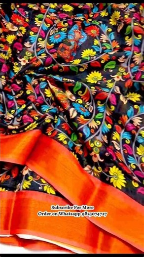 Kalamkari Brocade Paithani 😍 #kalamkari #brocadepaithani