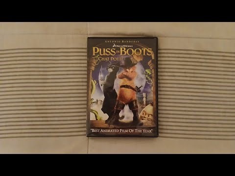 Opening to Puss In Boots 2012 DVD