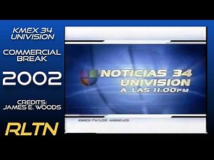 [RE-UPLOAD] KMEX Univision 34 (2002) | Commercial Break | Spanish | Los Angeles