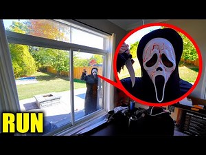 IF YOU EVER SEE BLOODY GHOSTFACE FROM SCREAM BREAKING INTO STROMEDY'S HOUSE RUN!! (SCARY)
