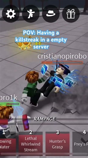 POV: Having a kill streak in an empty server #roblox #mixtape #denzelwashington #killstreak #garou