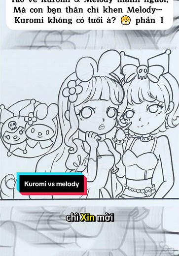 Kuromi và Melody: Cuộc Chiến Về Độ Xinh