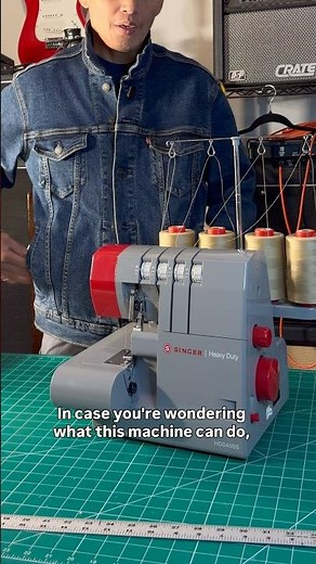 Just in case you’re not familiar with this machine yet! #sewing #sewingmachine #serger