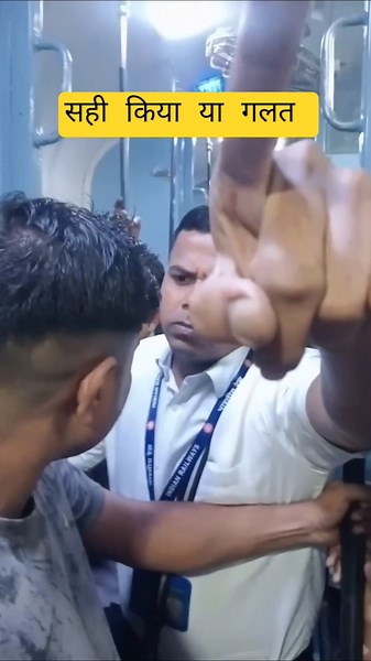 सही किया या गलत 😱😱#shorts #shortvideo #railway #train #shortvideo