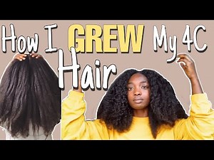 How I GREW my 4C NATURAL HAIR to WAIST LENGTH | HAIR GROWTH Tips | 6 Years Natural