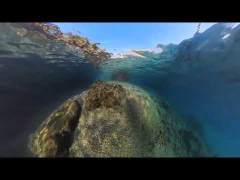 Snorkelling in Anthony Quinn Bay with Insta360 x3
