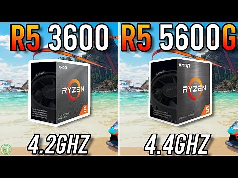 Ryzen 5 3600 vs Ryzen 5 5600G - Tested in 2023