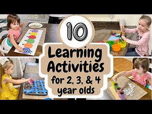 10 Cheap Learning Activities for Toddlers & Preschoolers| Ways to Homeschool Toddlers & Preschoolers