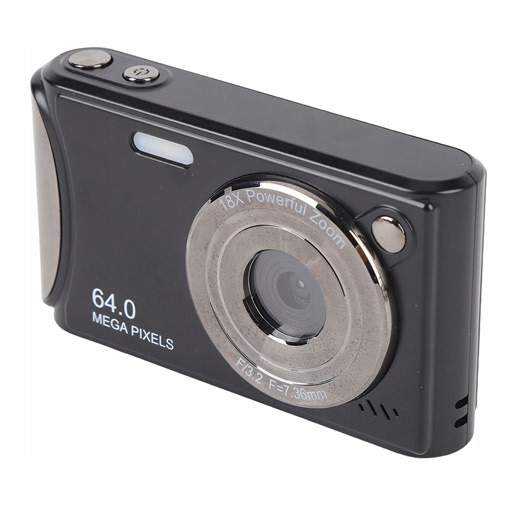 Kamera wideo 64 MP Zdjęcie 4K Wideo 18-krotny zoom cyfrowy AF QU