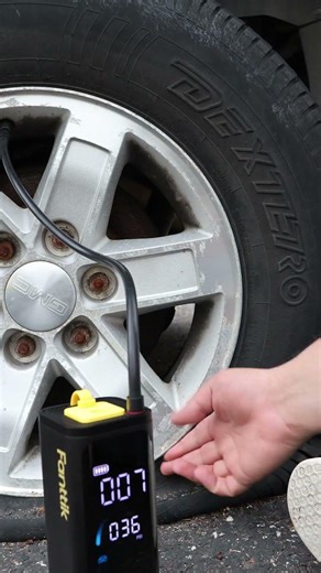 Testing the Fanttik X9 Apex Short #caremergencykit #cartools #tireinflator #FanttikX9Apex #cargadget