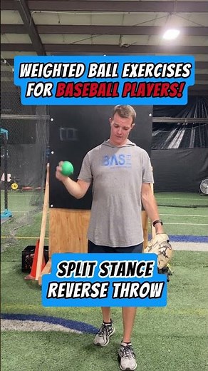 Weighted Ball Exercise for Baseball Players! ⚾🔥