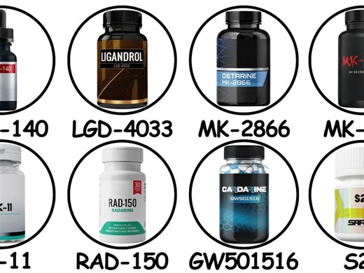 【仅供科普，切勿接触】9分钟解析类固醇中最常被滥用的SARMs