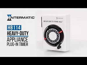 Introducing the HB114 Heavy-Duty Plug-In Timer from Intermatic