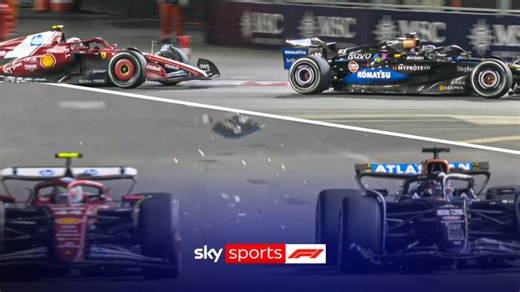 Las Vegas GP: Lewis Hamilton and Alex Albon bring out Virtual Safety Car!