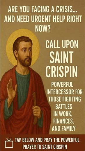 “Powerful Prayer to Saint Crispin for Urgent Help and Breakthrough” #god #faith #jesus