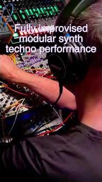 Fully improvised techno on the modular synth #techno #modularsynth #eurorack #jamuary #analogsynth