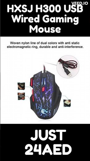 HXSJ H300 USB Wired Gaming Mouse