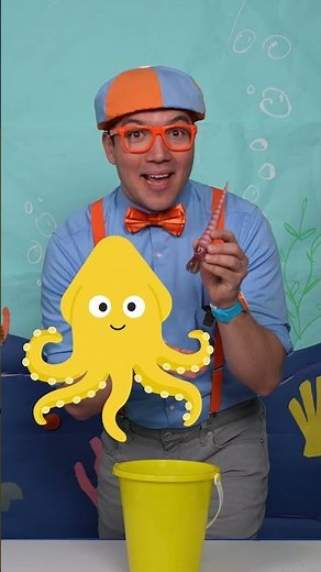 POP Balloons! Sea Creatures Game 🦕🎈 #shorts #blippi