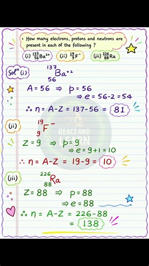 How to find protons,electrons and neutrons #atomicstructureclass11 #trending #class11chemistry