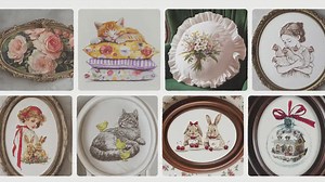 Vintage Floral Cross Stitch Pattern: Color & B/W Charts (PDF Download, Pattern Keeper Compatible) - Etsy