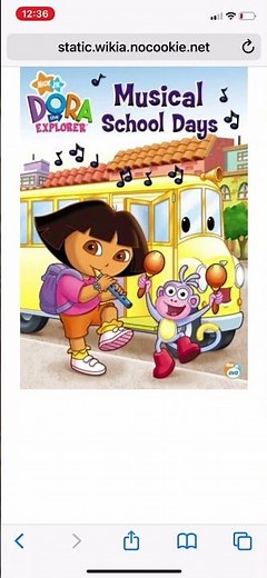 Happy 19th anniversary of dvd Release Of Dora The Explorer Musical 🎵 🎶 School Days DVD
