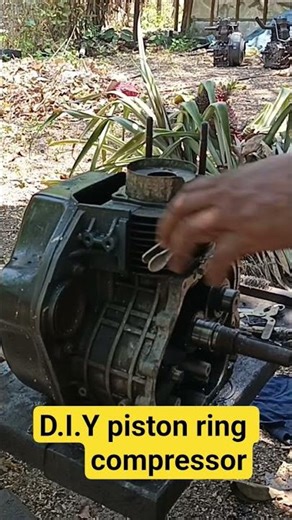 homemade piston ring compressor