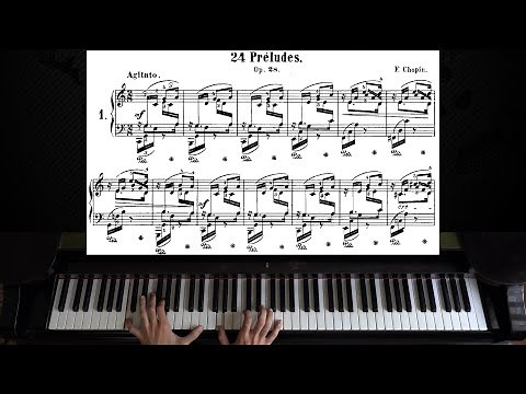 Chopin - Prelude Op. 28, No. 1 | Piano with Sheet Music