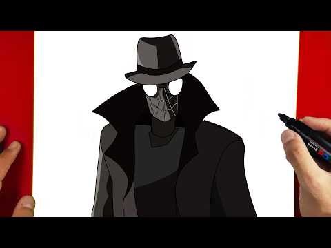 How to Draw Spider Man Noir | Step By Step